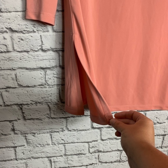 Marla Wynne Women’s Blush Tunic Size Small Lagenlook  Comfort Front Slit Mature - Picture 9 of 10